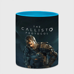 Кружка 3D Джейкоб Ли The Callisto Protocol, цвет: 3D-белый + небесно-голубой — фото 2
