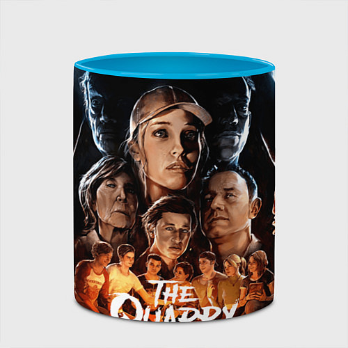 Кружка цветная The Quarry Монстр и Персонажи / 3D-Белый + небесно-голубой – фото 2