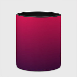 Кружка 3D RED to dark BLUE GRADIENT, цвет: 3D-белый + черный — фото 2