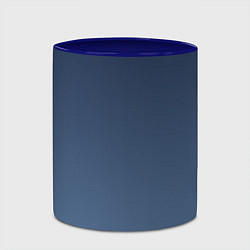 Кружка 3D Gradient Dark Blue, цвет: 3D-белый + синий — фото 2