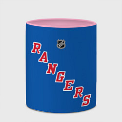 Кружка 3D Артемий Панарин Rangers, цвет: 3D-белый + розовый — фото 2