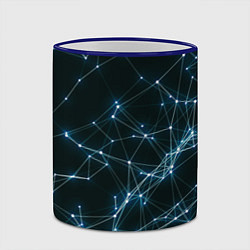 Кружка 3D Neural Network, цвет: 3D-синий кант — фото 2