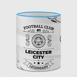 Кружка 3D Leicester City Football Club Number 1 Legendary, цвет: 3D-небесно-голубой кант — фото 2