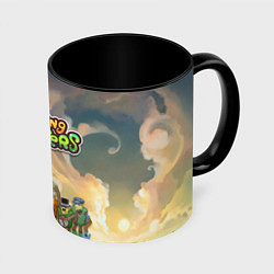 Кружка 3D My singing monsters САХАСЕМЬЯ, цвет: 3D-белый + черный