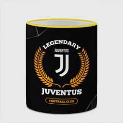 Кружка 3D Лого Juventus и надпись Legendary Football Club на, цвет: 3D-желтый кант — фото 2