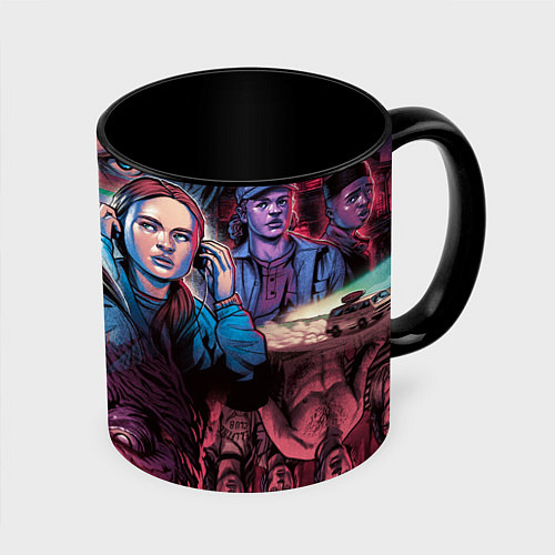 Кружка цветная Stranger Things 4 Векна и Все / 3D-Белый + черный – фото 1