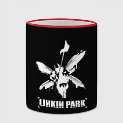 Кружка 3D Linkin Park белый, цвет: 3D-красный кант — фото 2