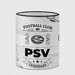 Кружка 3D PSV Football Club Number 1 Legendary, цвет: 3D-черный кант — фото 2