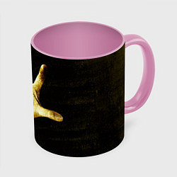 Кружка 3D System of a Down дебютный альбом, цвет: 3D-белый + розовый
