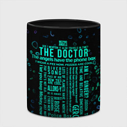 Кружка 3D Tardis Doctor Who Memories, цвет: 3D-белый + черный — фото 2