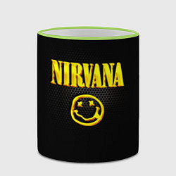 Кружка 3D NIRVANA соты, цвет: 3D-светло-зеленый кант — фото 2