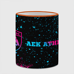 Кружка 3D AEK Athens Neon Gradient, цвет: 3D-оранжевый кант — фото 2