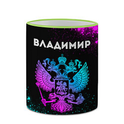 Кружка 3D Владимир Россия, цвет: 3D-светло-зеленый кант — фото 2