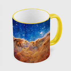 Кружка цветная Туманность Киля фото НАСА