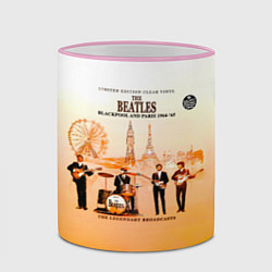 Кружка 3D The Beatles Blackpool And Paris 1964-65, цвет: 3D-розовый кант — фото 2