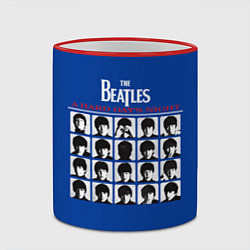Кружка 3D The Beatles - A Hard Days Night, цвет: 3D-красный кант — фото 2