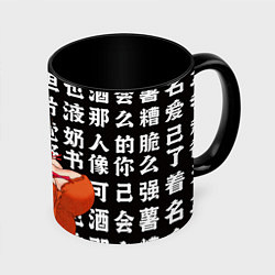 Кружка 3D Цубаса Ханэкава - monogatari series, цвет: 3D-белый + черный
