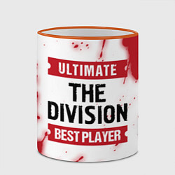 Кружка 3D The Division: Best Player Ultimate, цвет: 3D-оранжевый кант — фото 2