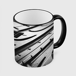 Кружка 3D Formula 1 - dark theme, цвет: 3D-черный кант