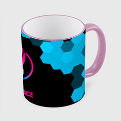Кружка 3D Dead Space - neon gradient, цвет: 3D-розовый кант