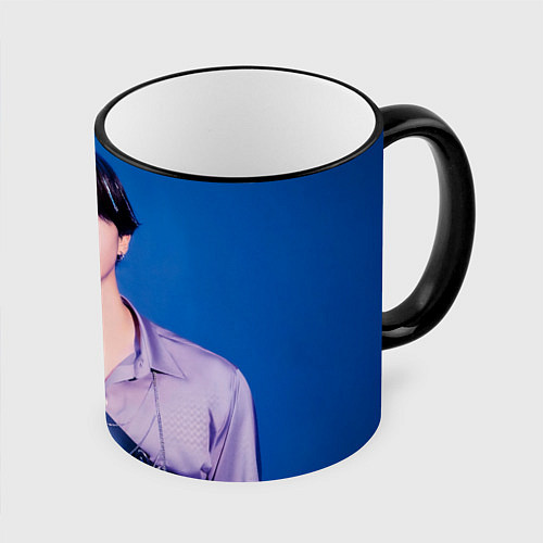 Кружка цветная Stray Kids 2nd World Tour Maniac Han / 3D-Черный кант – фото 1