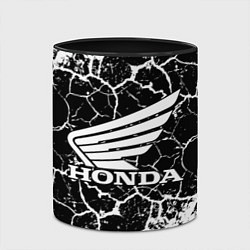 Кружка 3D Honda logo арт, цвет: 3D-белый + черный — фото 2