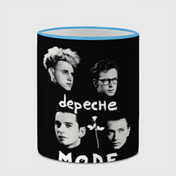 Кружка 3D Depeche Mode portrait, цвет: 3D-небесно-голубой кант — фото 2