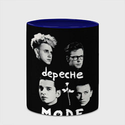 Кружка 3D Depeche Mode portrait, цвет: 3D-белый + синий — фото 2