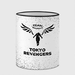 Кружка 3D Tokyo Revengers с потертостями на светлом фоне, цвет: 3D-черный кант — фото 2