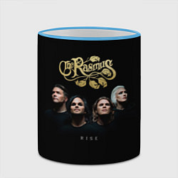 Кружка 3D The Rasmus rise, цвет: 3D-небесно-голубой кант — фото 2