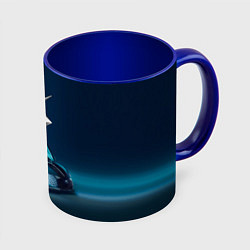 Кружка 3D Citroen DS Spirit Concept, цвет: 3D-белый + синий