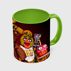 Кружка цветная Пять ночей Фредди