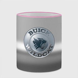 Кружка 3D Buick Wildcat - emblem, цвет: 3D-розовый кант — фото 2