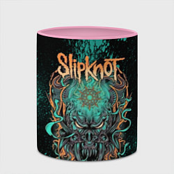 Кружка 3D Slipknot monster, цвет: 3D-белый + розовый — фото 2