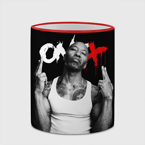 Кружка цветная Onyx - Fredro Starr / 3D-Красный кант – фото 2