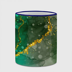 Кружка 3D Изумрудная фантазия, цвет: 3D-синий кант — фото 2