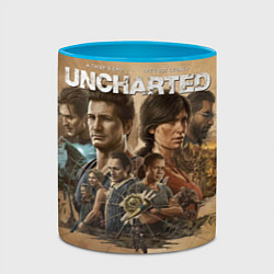 Кружка 3D Uncharted: Legacy of Thieves Collection, цвет: 3D-белый + небесно-голубой — фото 2