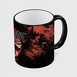 Кружка 3D Slipknot horror, цвет: 3D-черный кант