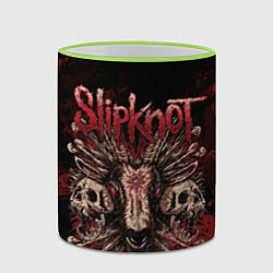 Кружка 3D Horror Slipknot, цвет: 3D-светло-зеленый кант — фото 2
