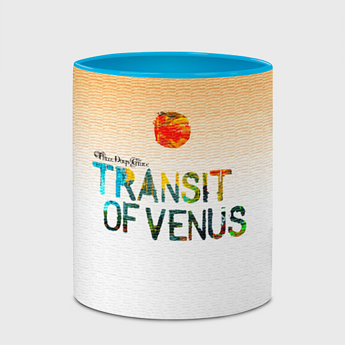 Кружка цветная Transit of Venus - Three Days Grace / 3D-Белый + небесно-голубой – фото 2