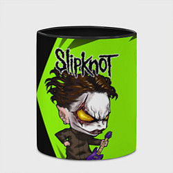 Кружка 3D Slipknot green, цвет: 3D-белый + черный — фото 2