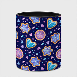 Кружка 3D Новогоднее печение, цвет: 3D-белый + черный — фото 2