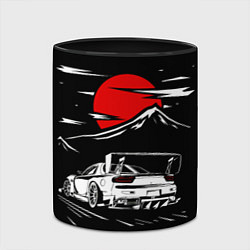 Кружка 3D Мазда RX - 7 JDM Style, цвет: 3D-белый + черный — фото 2