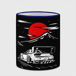 Кружка 3D Мазда RX - 7 JDM Style, цвет: 3D-синий кант — фото 2