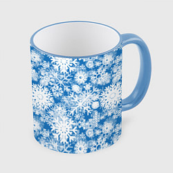 Кружка цветная Снежок