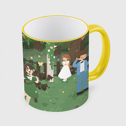 Кружка цветная Праздник в Stardew Valley