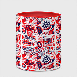 Кружка 3D Made fresh daily, цвет: 3D-белый + красный — фото 2