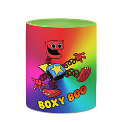 Кружка 3D Project Playtime: Boxy Boo, цвет: 3D-белый + светло-зеленый — фото 2