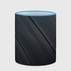 Кружка 3D Темная виниловая пластинка, цвет: 3D-небесно-голубой кант — фото 2