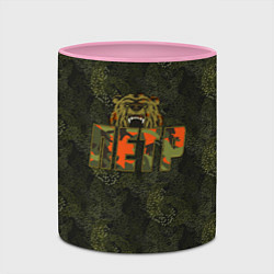 Кружка 3D Петр камуфляж, цвет: 3D-белый + розовый — фото 2